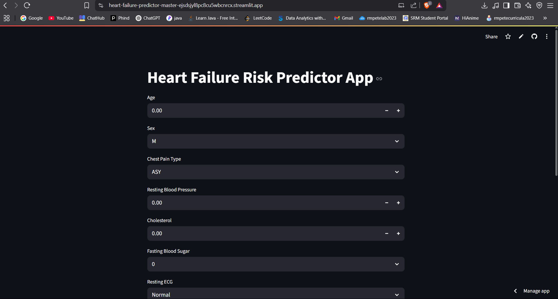 Heart Failure Predictor
